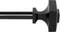 18-44" Adjustable Iron Curtain Rod - Heavy Duty Drapery Pole
